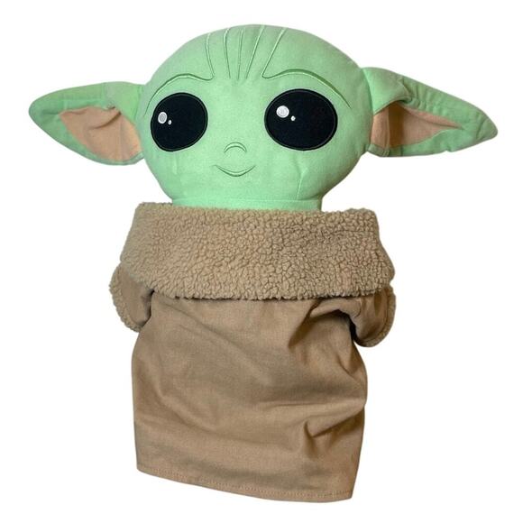 STAR WARS BABY YODA 17’ PLUSHIE MANDALORIAN LARGE COLLECTIBLE KAWAII  LUCAS FILM - Picture 2 of 11